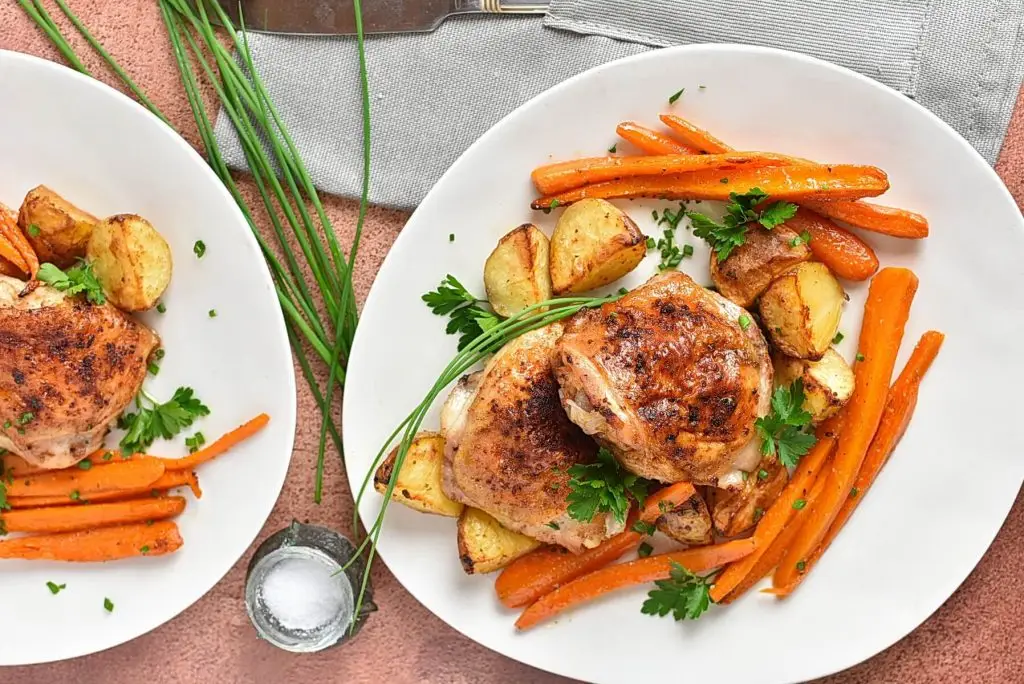 One-Pan Chicken, Carrots & Potatoes
