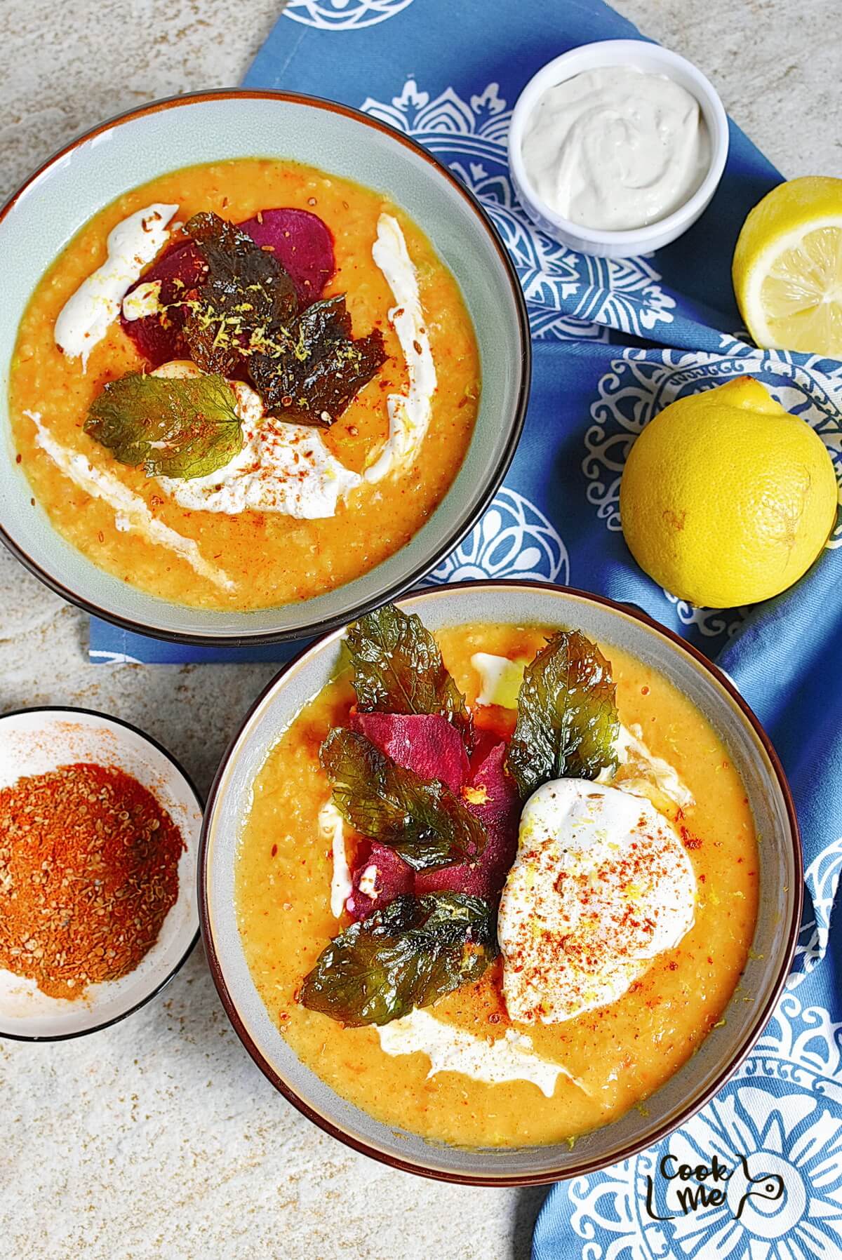 Persian Red Lentil Soup Recipe - COOK.ME