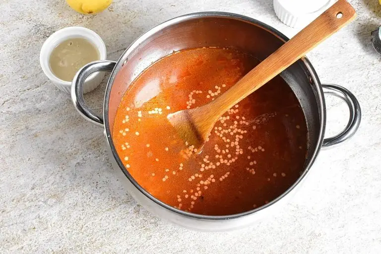 Step 4 - Persian Red Lentil Soup
