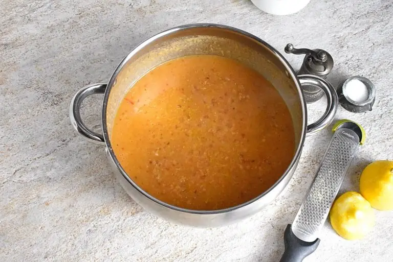 Step 7 - Persian Red Lentil Soup