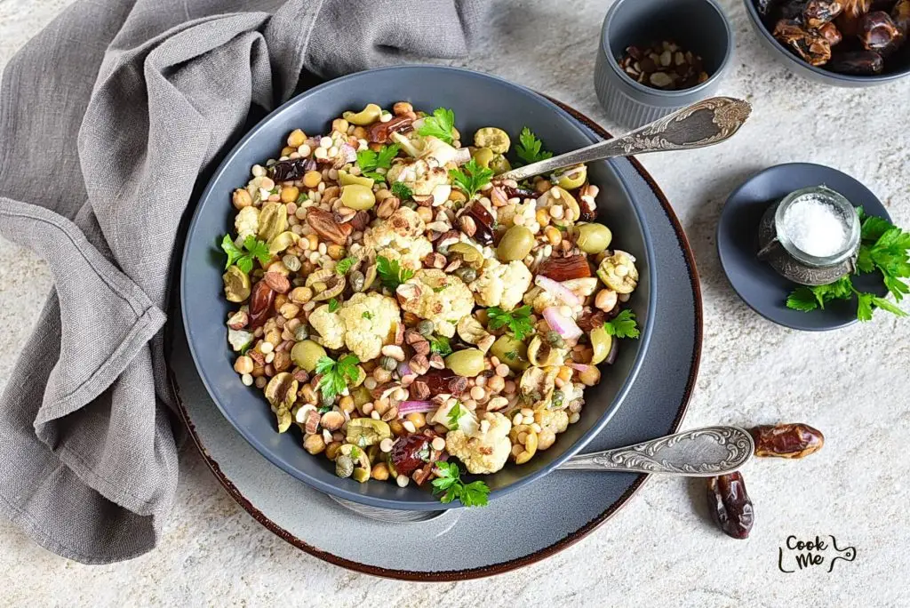 Roasted Cauliflower & Fregola Salad