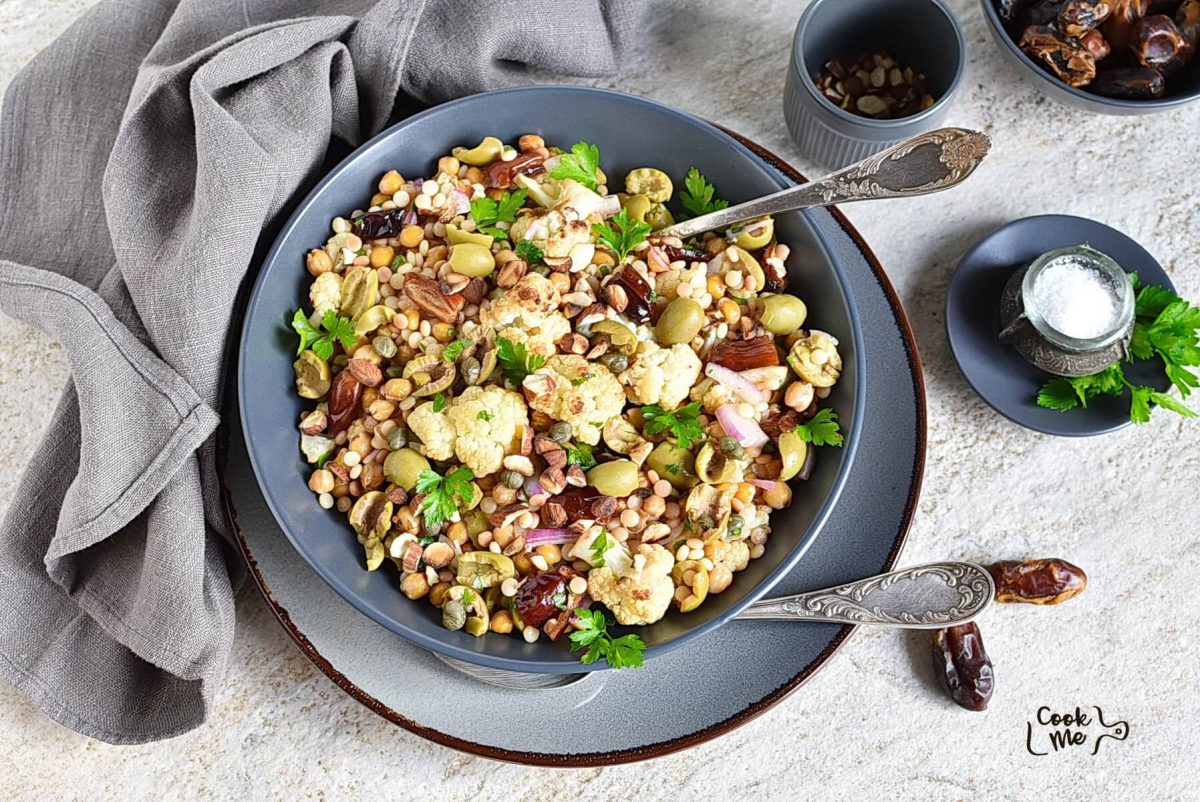Roasted Cauliflower & Fregola Salad