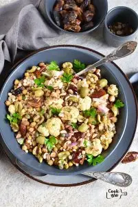 Roasted Cauliflower & Fregola Salad Recipes– Homemade Roasted Cauliflower & Fregola Salad – Easy Roasted Cauliflower & Fregola Salad