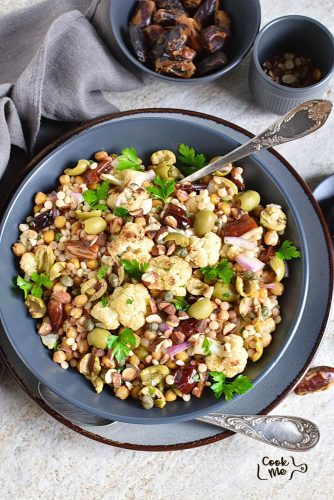 Roasted Cauliflower & Fregola Salad