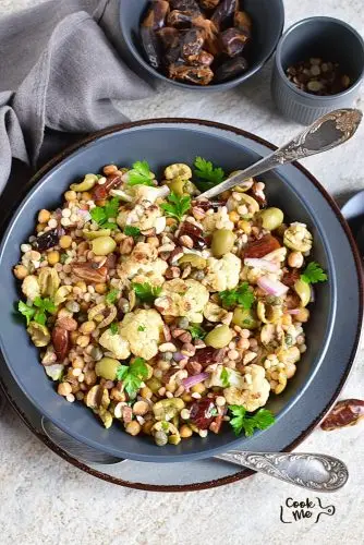 Roasted Cauliflower & Fregola Salad