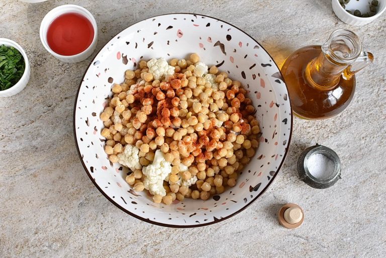 Step 1 - Roasted Cauliflower & Fregola Salad