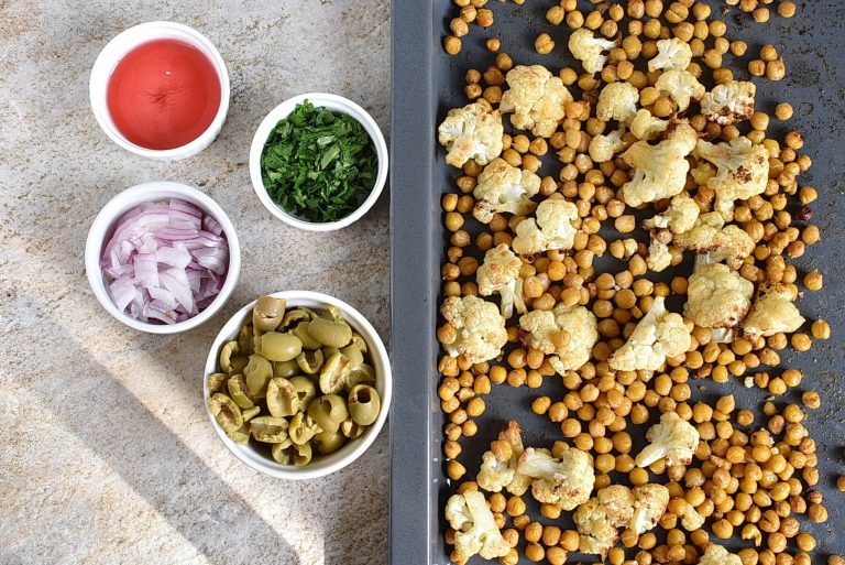 Step 3 - Roasted Cauliflower & Fregola Salad