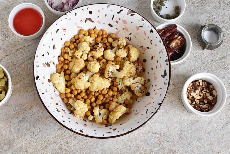 Step 4 - Roasted Cauliflower & Fregola Salad