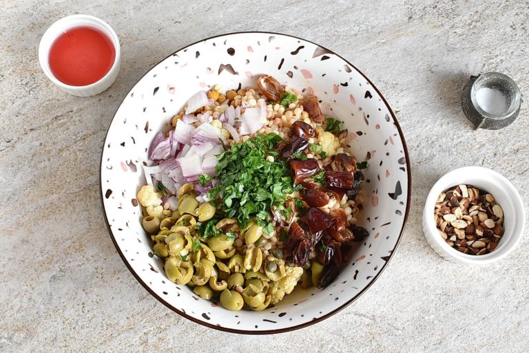 Step 4 - Roasted Cauliflower & Fregola Salad