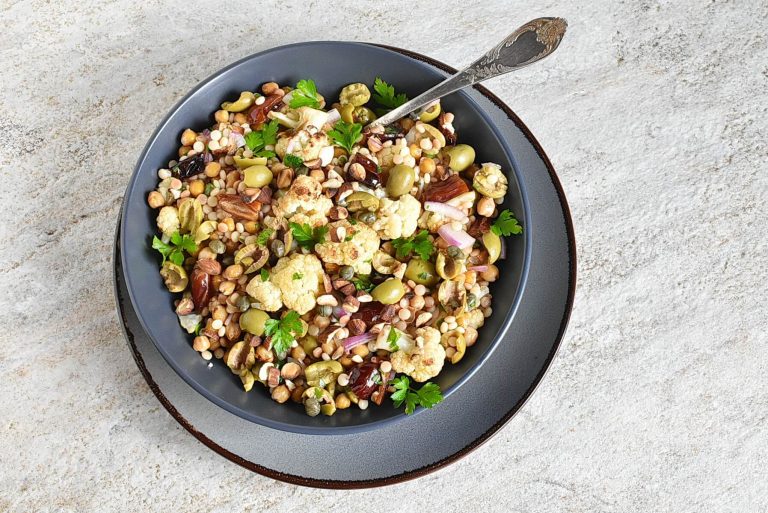 Step 6 - Roasted Cauliflower & Fregola Salad