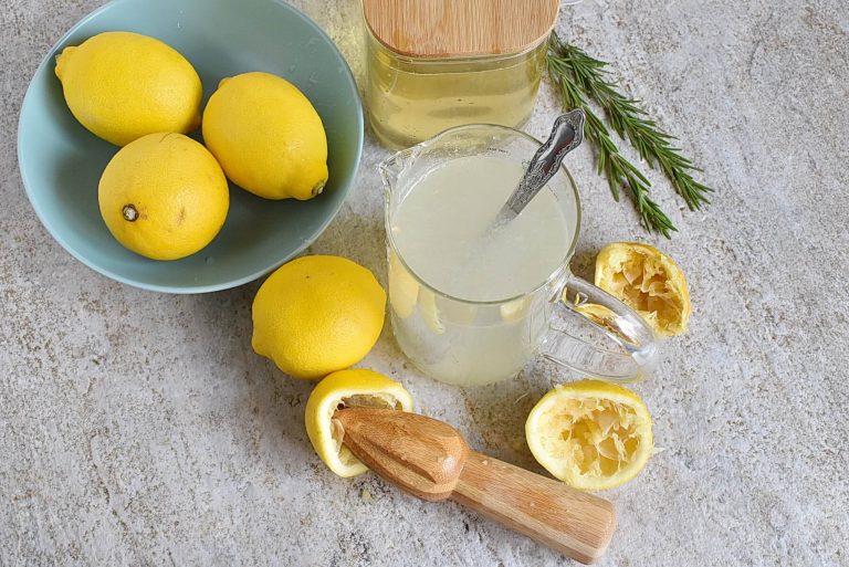 Step 3 - Rosemary Lemonade