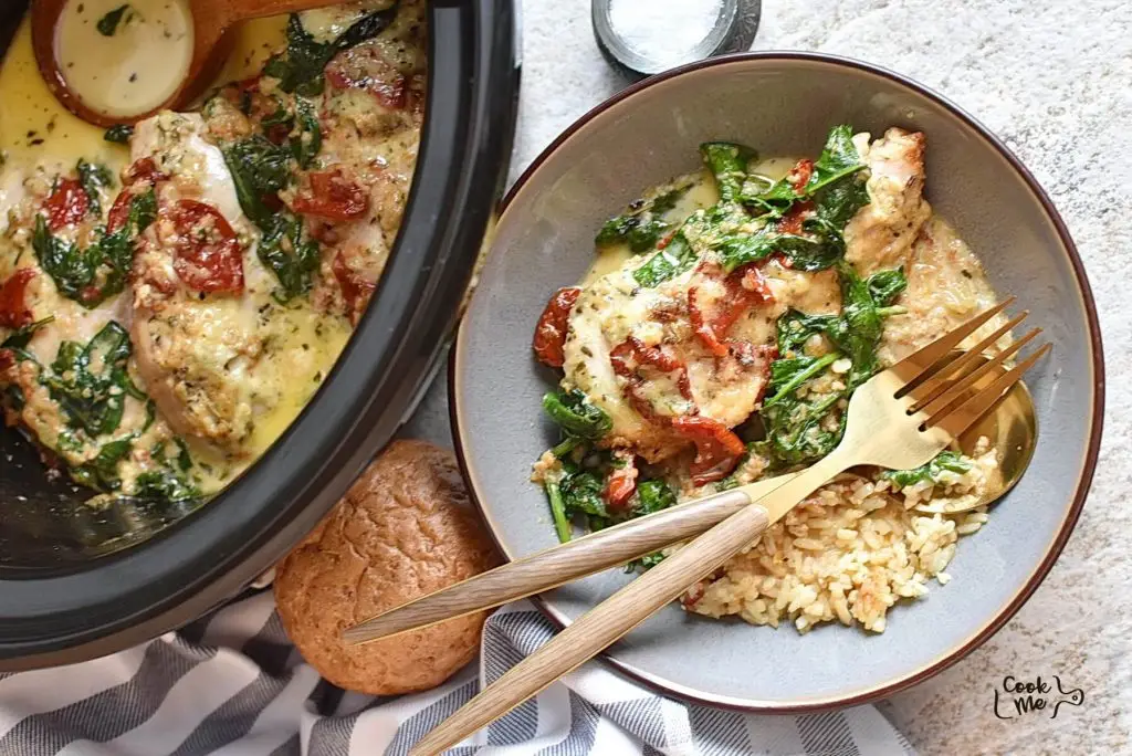 Creamy Slow-Cooker Tuscan Chicken