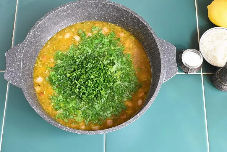 Step 8 - Spring Herb Soup
