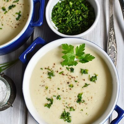 Vegan Cauliflower Soup Recipes– Homemade Vegan Cauliflower Soup – Easy Vegan Cauliflower Soup