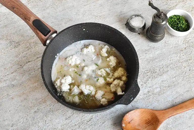 Step 4 - Vegan Cauliflower Soup