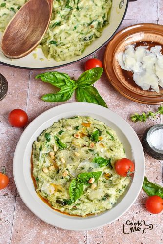 Zucchini Butter Polenta