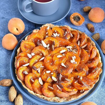 Brandied Apricot Tart Recipes– Homemade Brandied Apricot Tart – Easy Brandied Apricot Tart