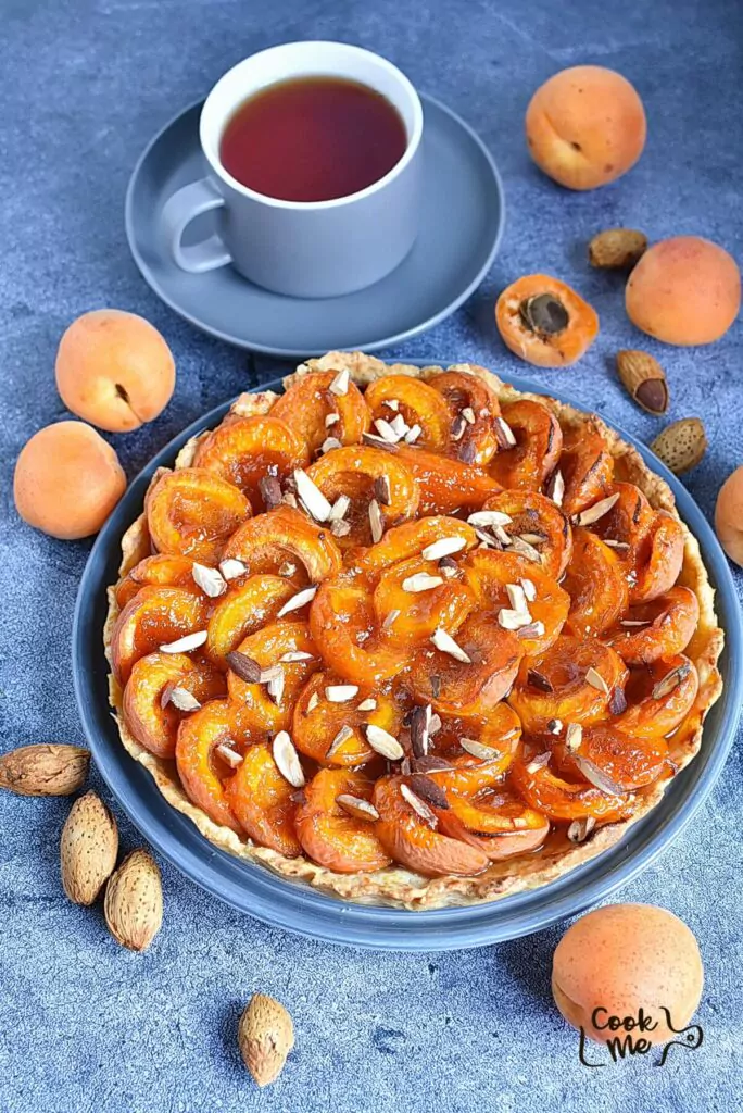 With canned apricots