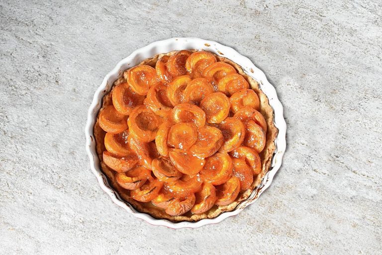 Step 10 - Brandied Apricot Tart