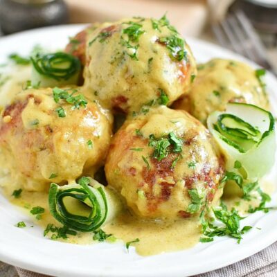 Chicken Meatballs with Honey Mustard Sauce Recipes– Homemade Chicken Meatballs with Honey Mustard Sauce – Easy Chicken Meatballs with Honey Mustard Sauce