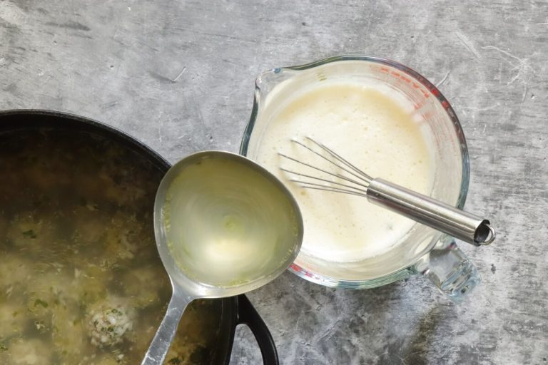 Step 8 - Greek Meatball Soup
