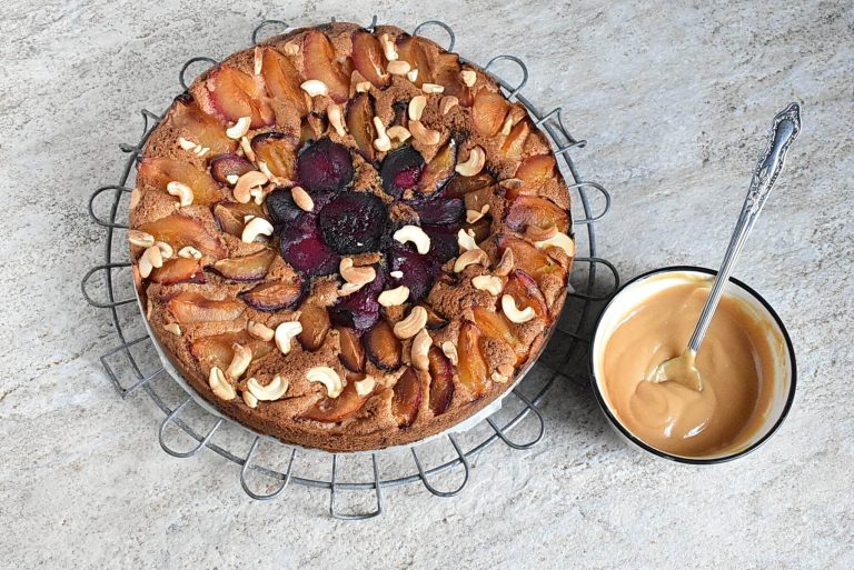 Step 9 - Healthy Plum Cake