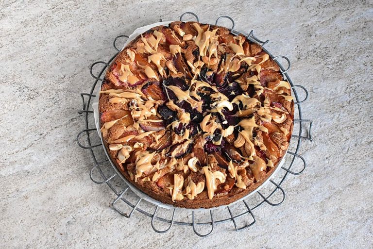 Step 11 - Healthy Plum Cake