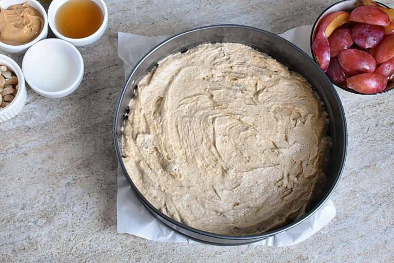 Step 6 - Healthy Plum Cake