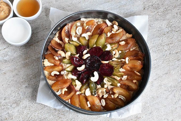Step 7 - Healthy Plum Cake