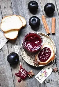 Sugar Free Plum Chia Jam