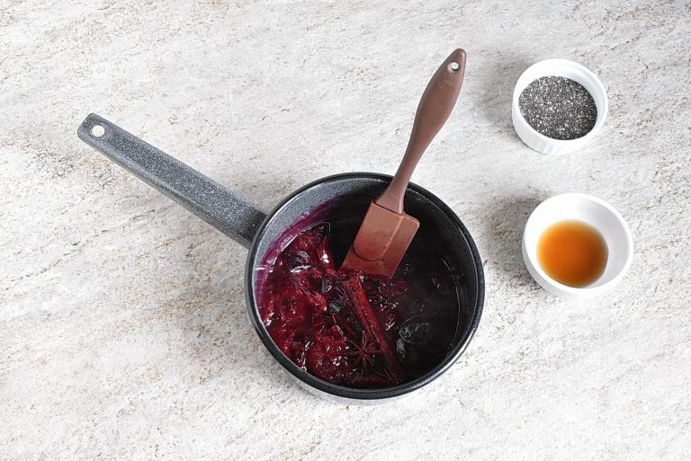 Step 2 - Sugar Free Plum Chia Jam