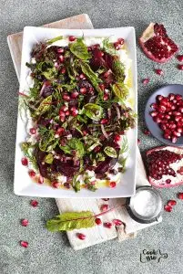 Roasted Beets with Beet Green Salsa Verde Recipes– Homemade Roasted Beets with Beet Green Salsa Verde – Easy Roasted Beets with Beet Green Salsa Verde