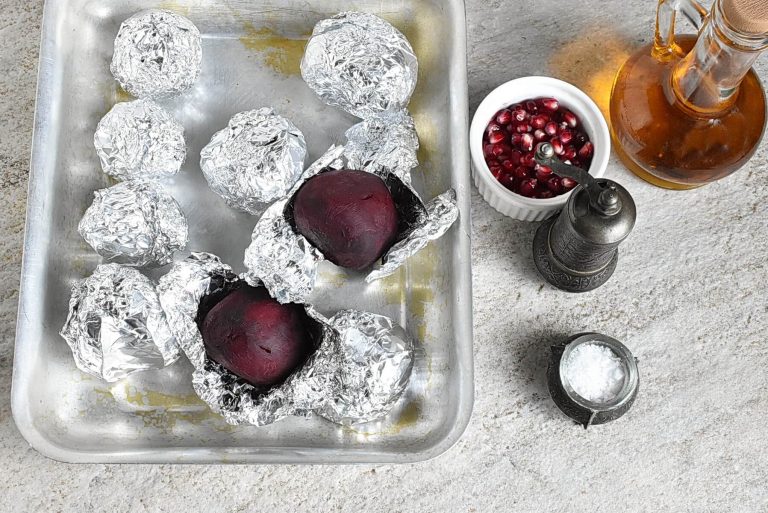 Step 3 - Roasted Beets with Beet Green Salsa Verde