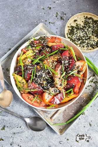 Tomato and Plum Salad