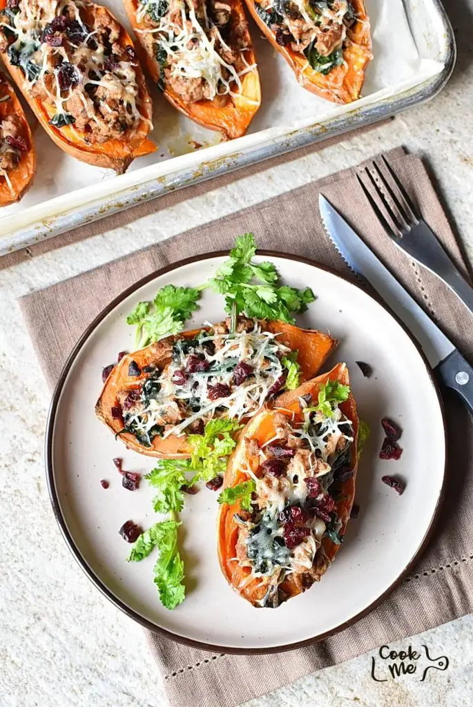 Savory Stuffed Sweet Potatoes