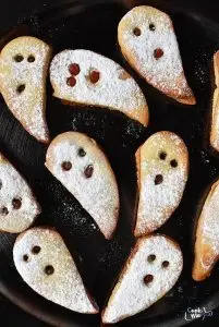 Halloween Ghost Linzer Cookies