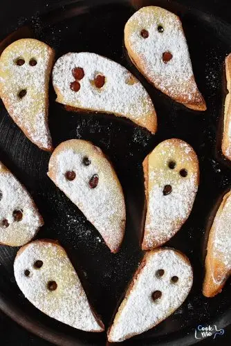 Halloween Ghost Linzer Cookies