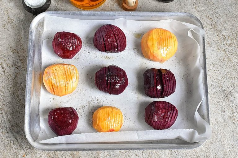 Step 3 - Roasted Hasselback Beets with Dill Dressing