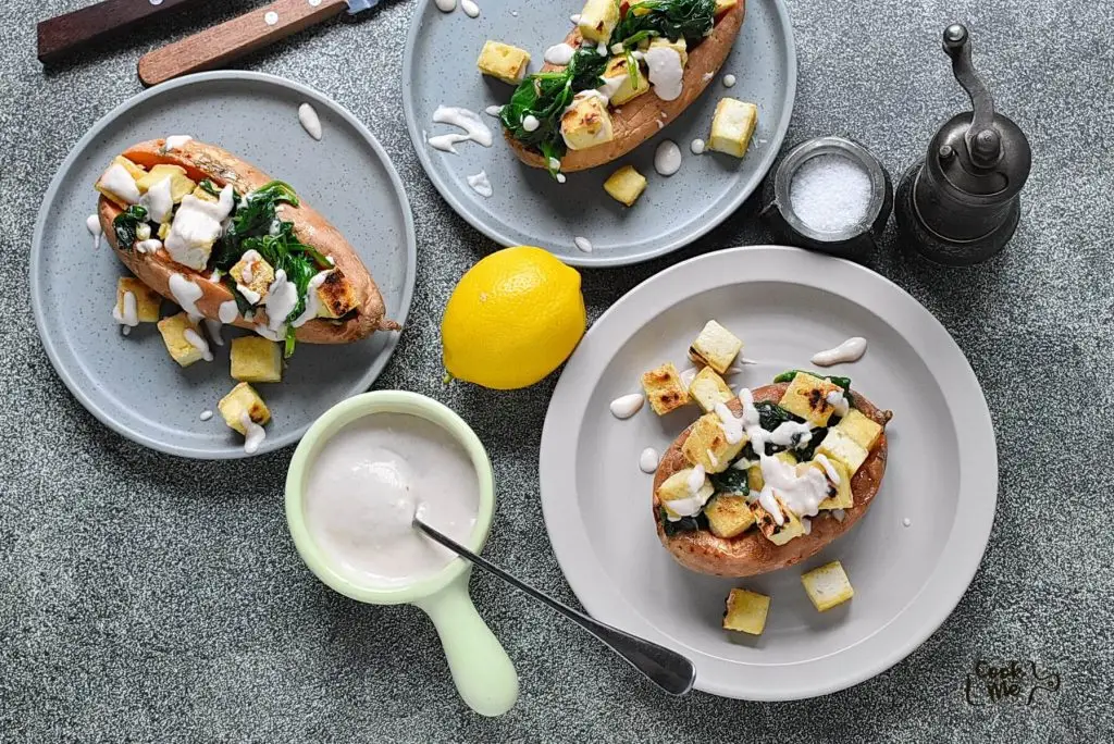 Healthy Loaded Sweet Potatoes