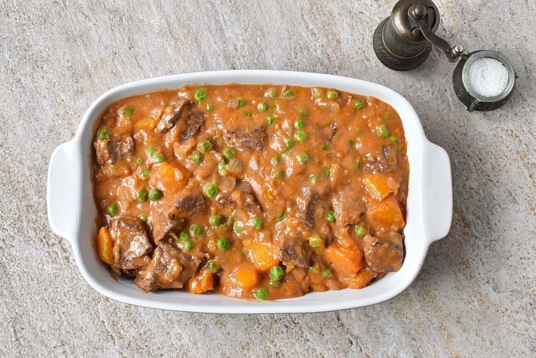 Step 11 - Pumpkin Stew with Mashed Potatoes