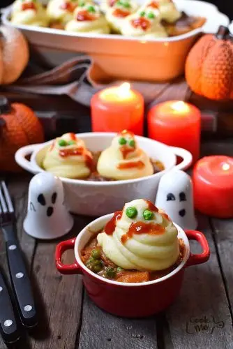 Pumpkin Stew with Mashed Potatoes