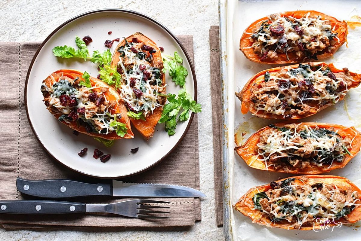 Savory Stuffed Sweet Potatoes