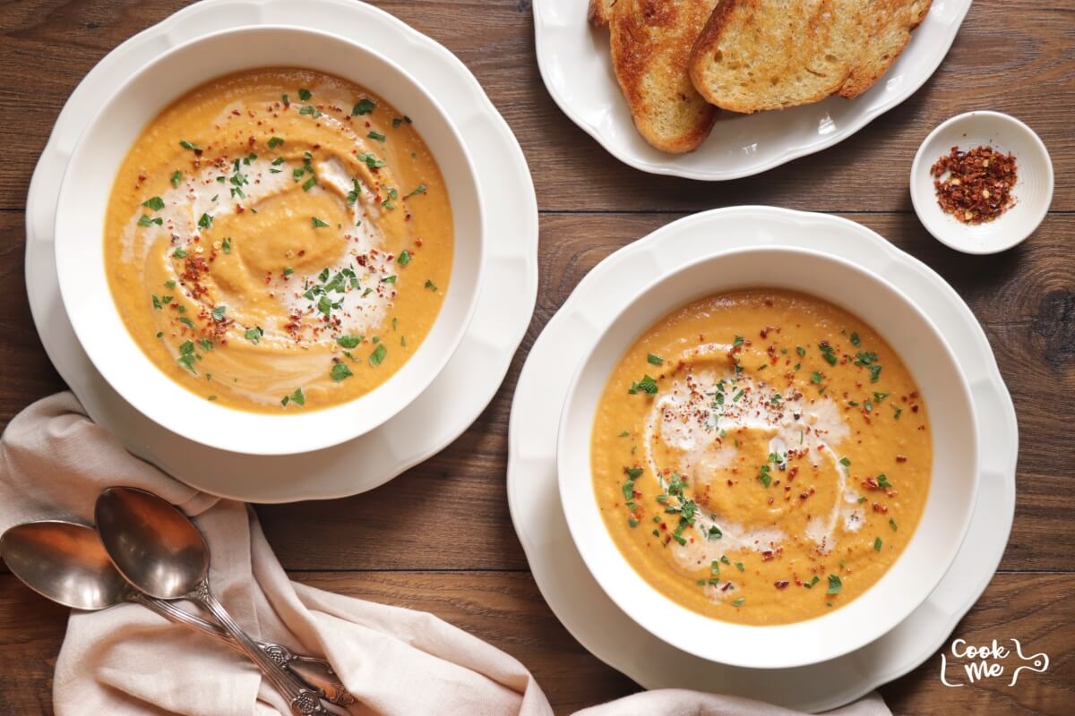 Vegan Roasted Butternut Squash Soup