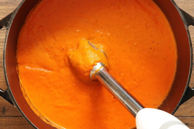 Step 7 - Vegan Roasted Red Pepper and Cauliflower Soup