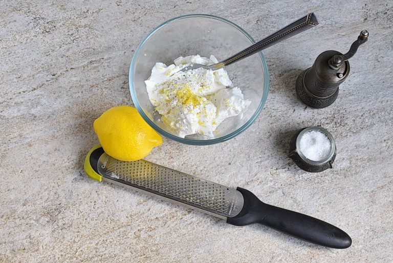 Step 6 - Zucchini Alla Scapece (Italian Zucchini recipe with Lemon Ricotta)