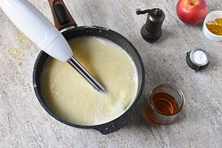 Step 6 - Curried Cauliflower Soup with Apples