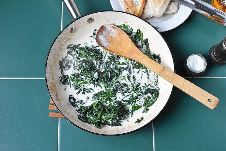 Step 5 - Creamy Garlic Skillet Chicken with Spinach