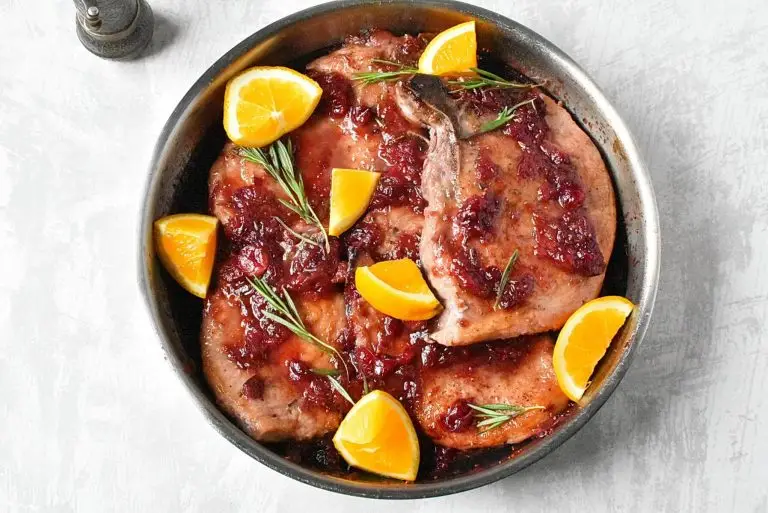 Step 5 - Cranberry Pork Chops