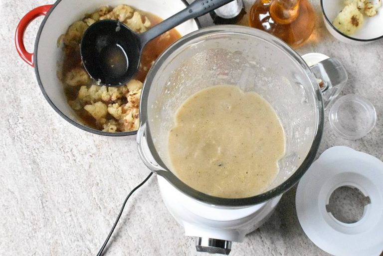 Step 8 - Creamy Roasted Cauliflower Soup
