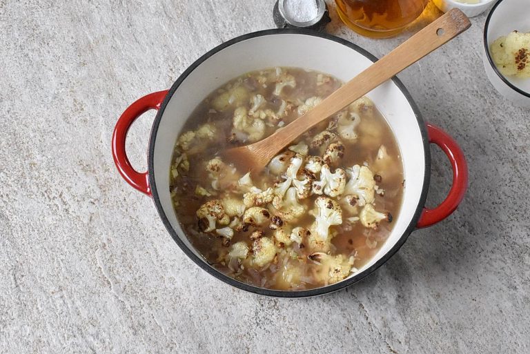 Step 7 - Creamy Roasted Cauliflower Soup